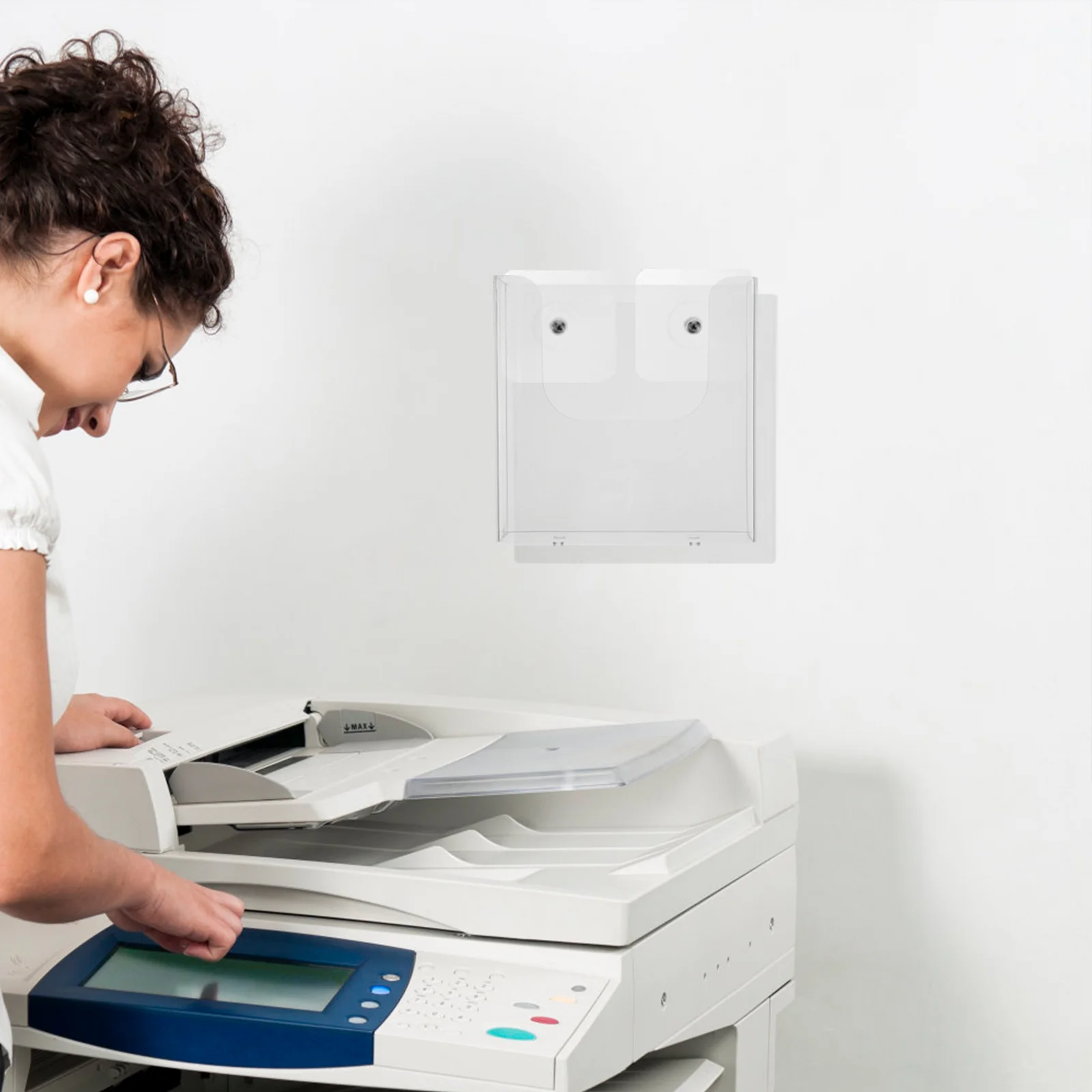 Стойка для каталога формата А5 прозрачный держатель журналов органайзер брошюры