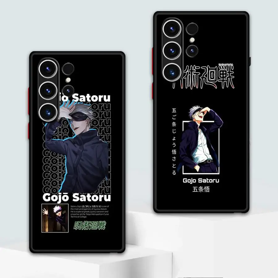 Милый чехол для телефона Jujutsu Kaisen Samsung Galaxy Note 20 Ultra Plus Lite 9 8 A21 A05 A06 A50 A52 A70 s A31 A51 A71 A16 5G