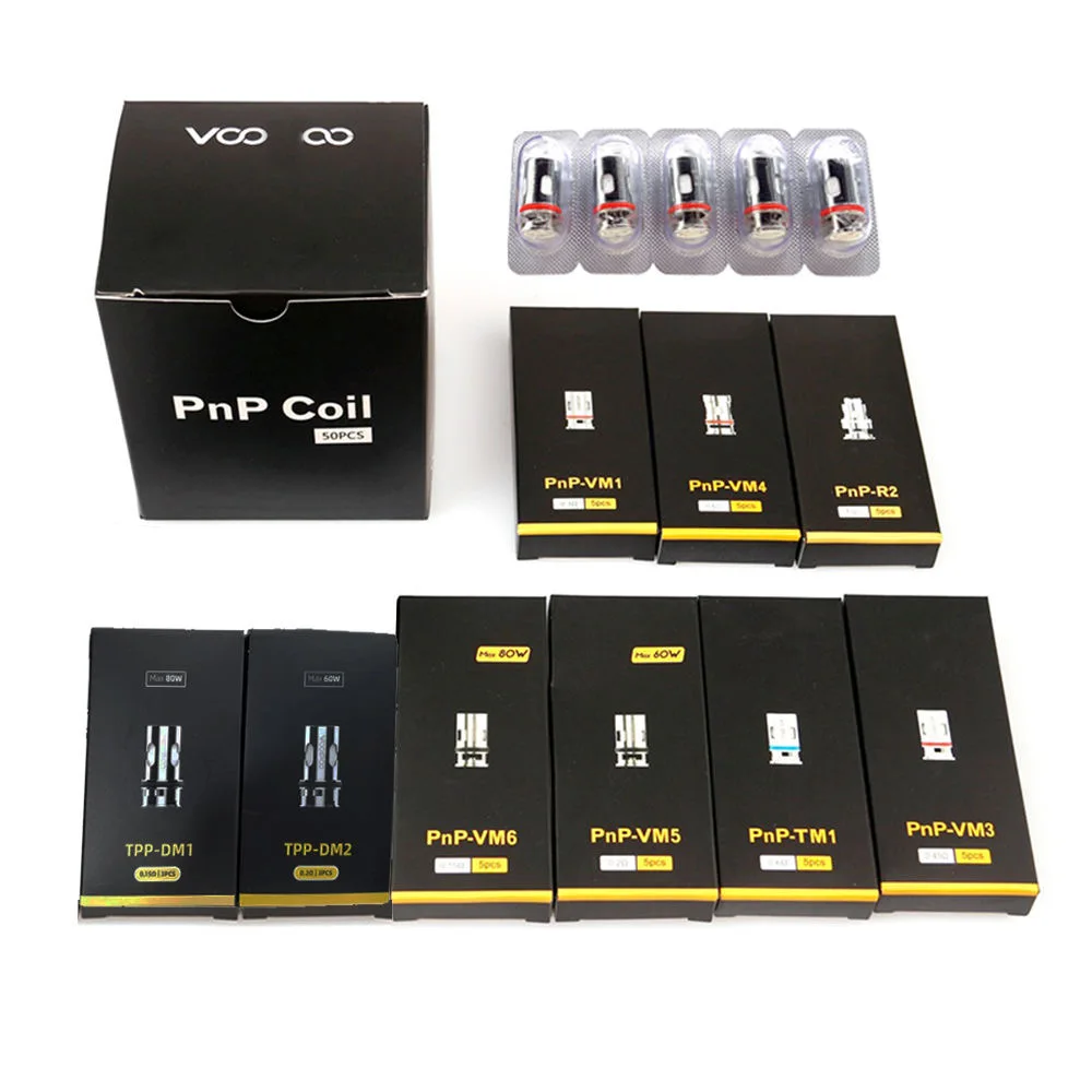 

For VOOPOO PNP Coil VM1 TR1 C1 VM3 VM4 VM5 VM6 0.3ohm 0.6ohm Mesh Coils For VOOPOO TPP VINCI X R Argus Vsuit DRAG Baby