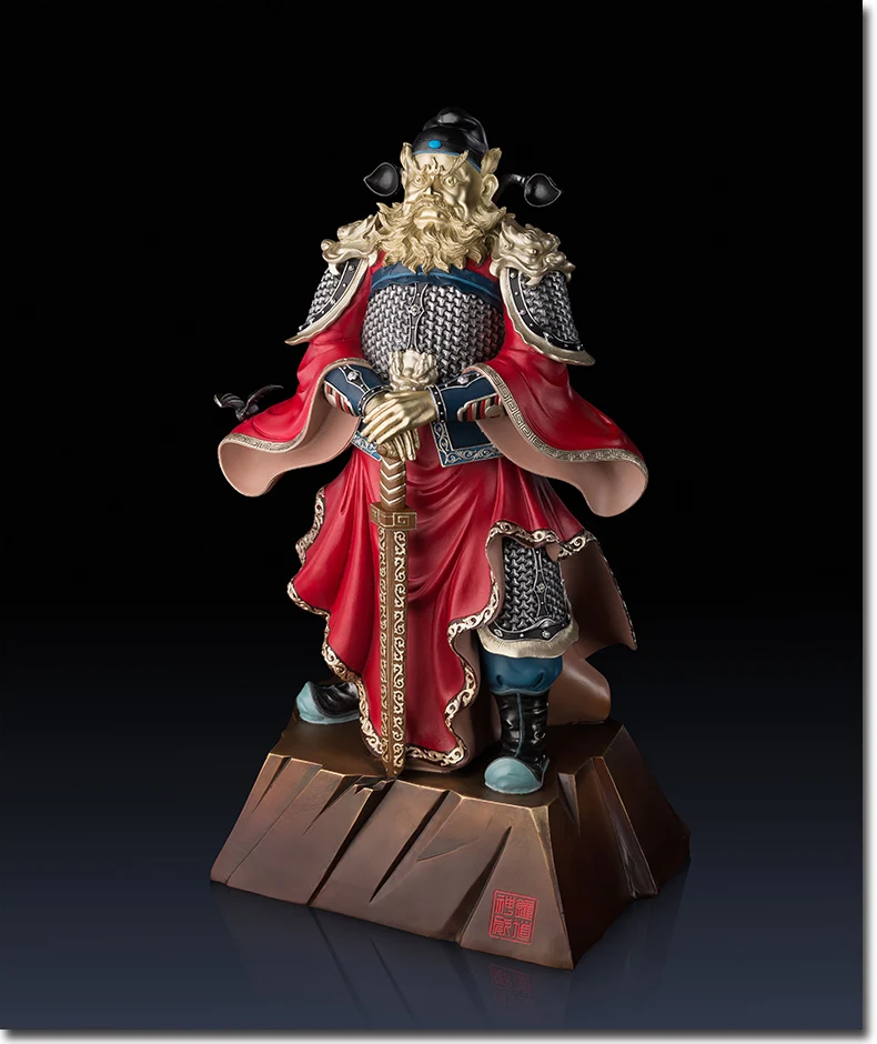 60 см огромный Asia Geomantic Master Zhongkui GOD латунная статуя домашнее платье гостиная