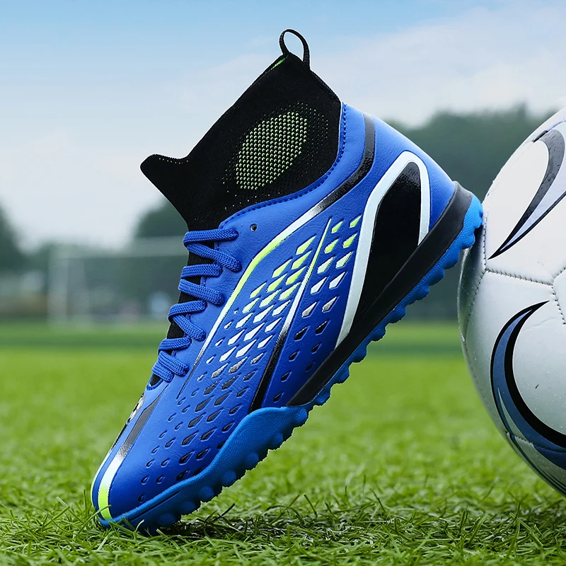 

TF：TURF Soccer Shoes for Kids Teenagers Children Soccer Cleats Football Shoes Boys Girls Sneaker Training Shoe Zapatos De Futbol
