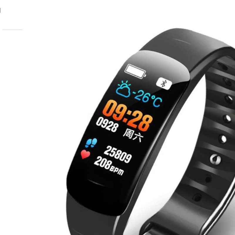 

FOR Smart Bracelet Waterproof Bluetooth Multifunctional Sports Bracelet Pedometer for Heart Rate and Blood Pressure
