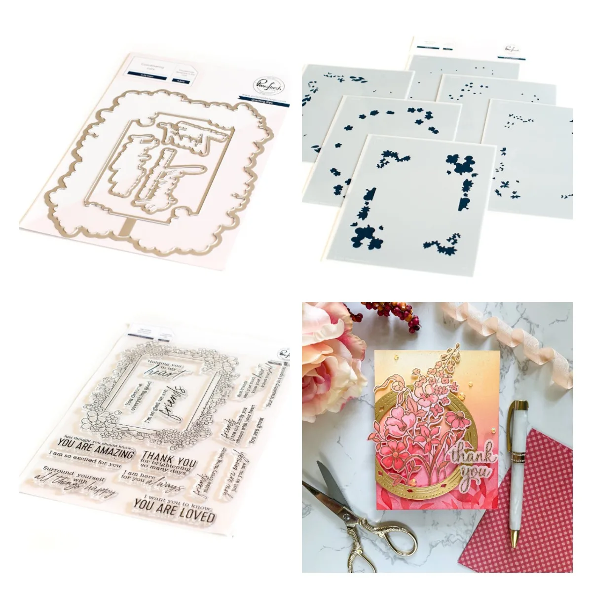 

Square Flower Letters Metal Cutting Dies Stamps Stencil Craft Embossing Make Paper Greeting Card Making Template Diy Handmade