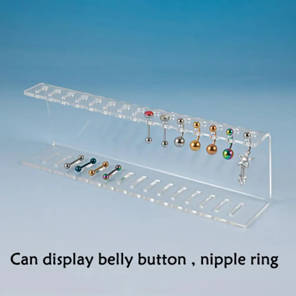 

Jewelry Display Rack Space Saving Jewelry Organizer Rack Stable Belly Button Ear Studs Ring Show Holder Jewelries Storage