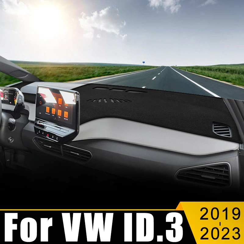 

Car Dashboard Cover Avoid Light Pad Sun Shade Anti-UV Carpets Non-Slip Case Mat For Volkswagen VW ID.3 2019 2020 2021 2022 2023