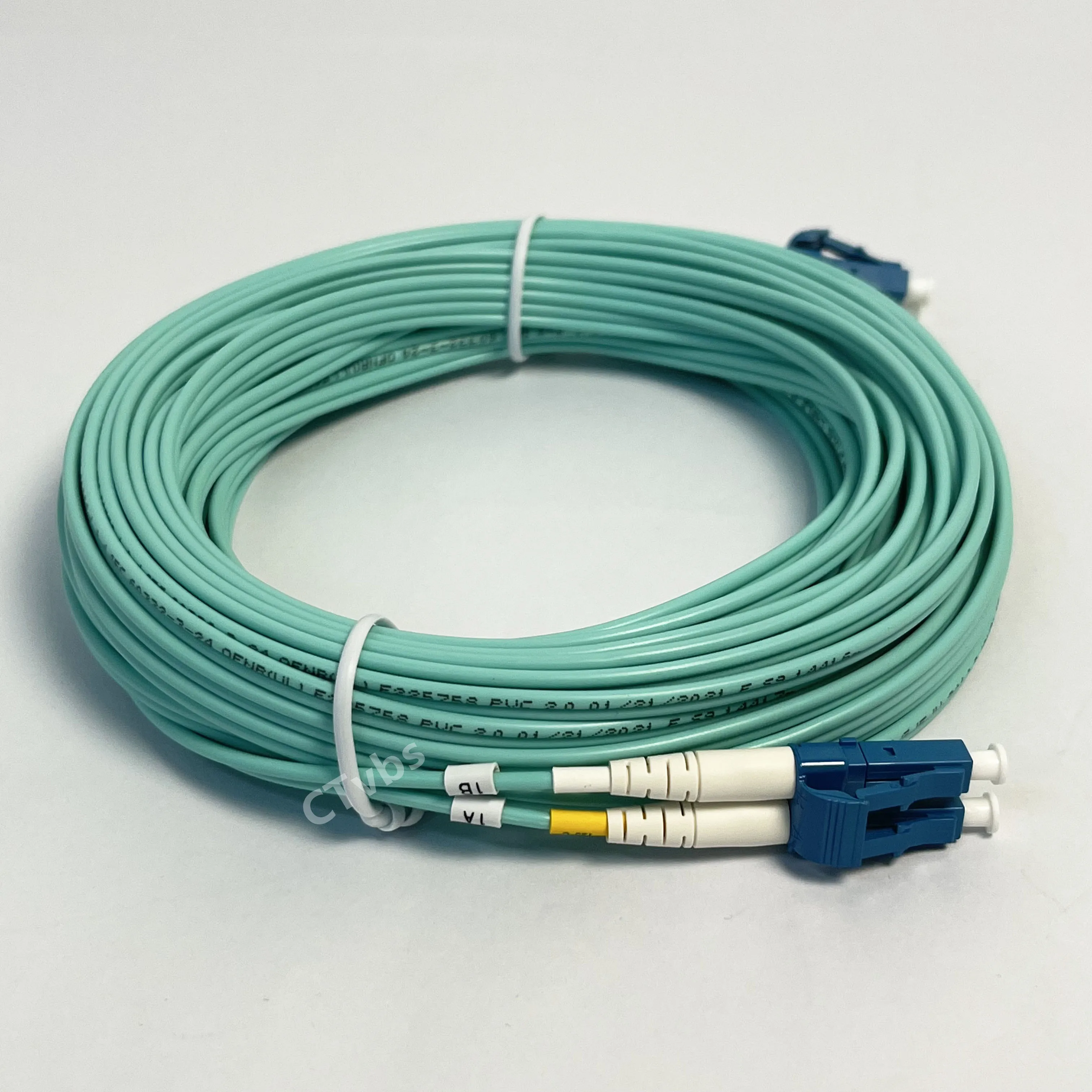 10M LC to LC Optic Fiber Patch Cable 10G Multimode Duplex OM3 PVC 2.0 50/125