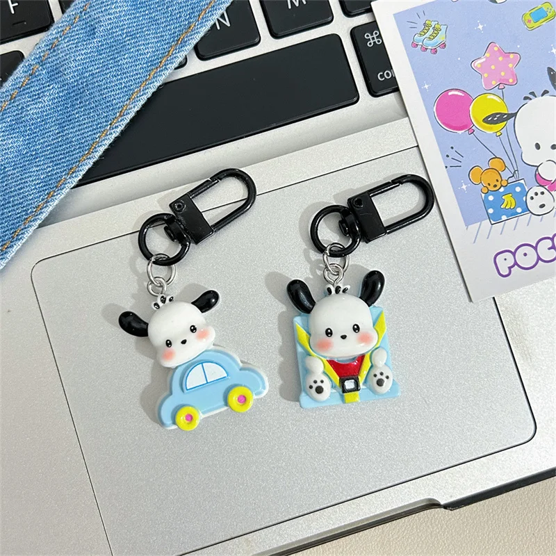 Kawaii американские горки Pochacco Sanrio брелок аниме бампер автомобиль Hello Kitty детский