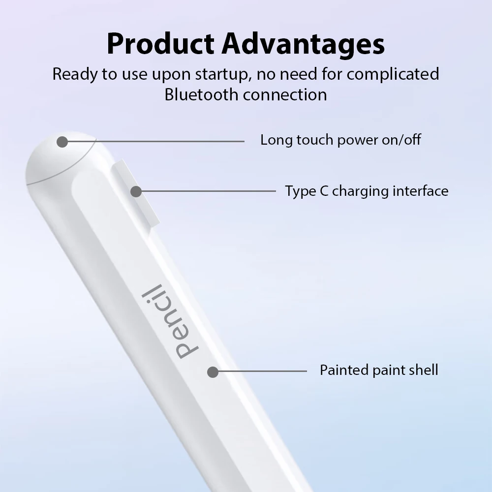Фото Стилус для Apple Pencil iPad A16 Pro 13 11th M5 M4 12.9 Air 11 M3 M2 5 4 8 10 9 10th 9th Generation Mini 6 7 A17 Сенсорные ручки №4