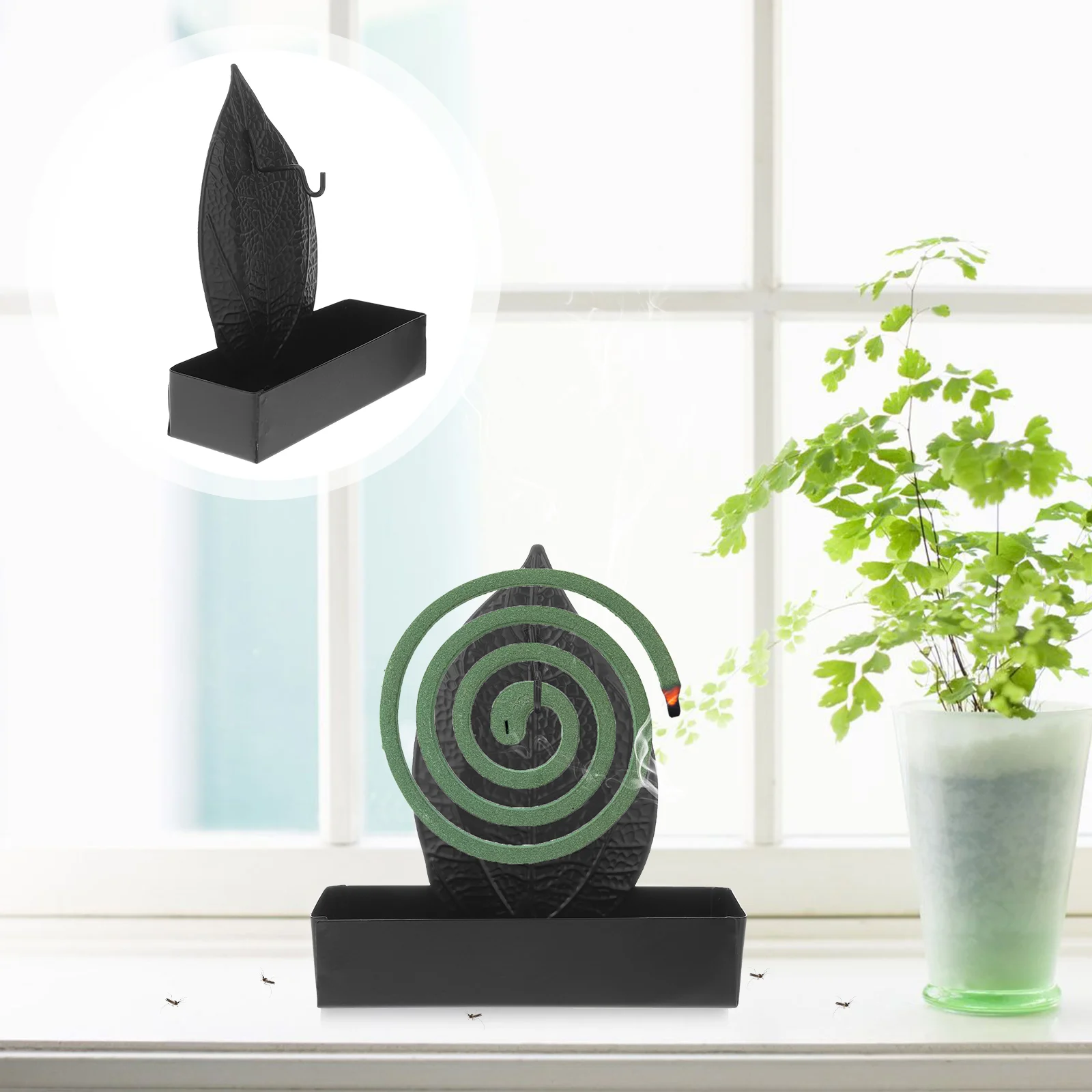 

Coil Holder Mosquitoburner Stand Rack Metal Retro Portable Citronella Bird Cage Cover Fragrance Frame Rustic Stick Spiral