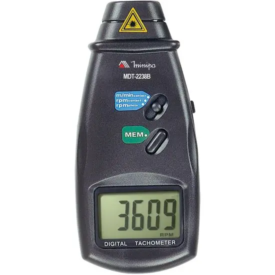 

Digital Tachometer MDT-2238A Photo/MINIPA Contact