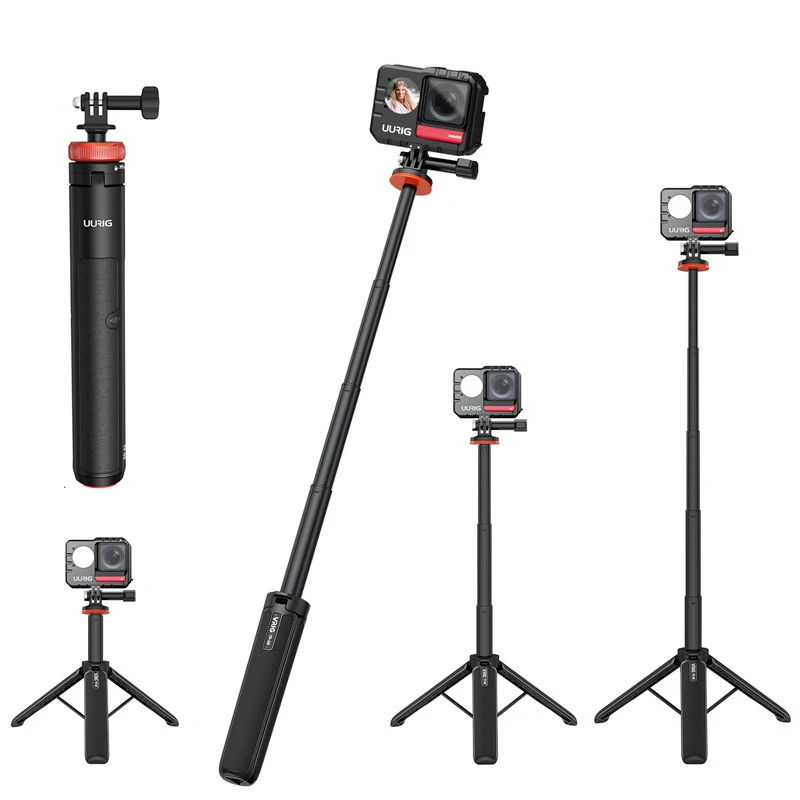 

Селфи-палка 51/130 см, штатив для Insta360 X3 GoPro Max Hero 11 10 9 8 7, Выдвижной Штатив DJI Osmo Action 3 4, аксессуары для камеры