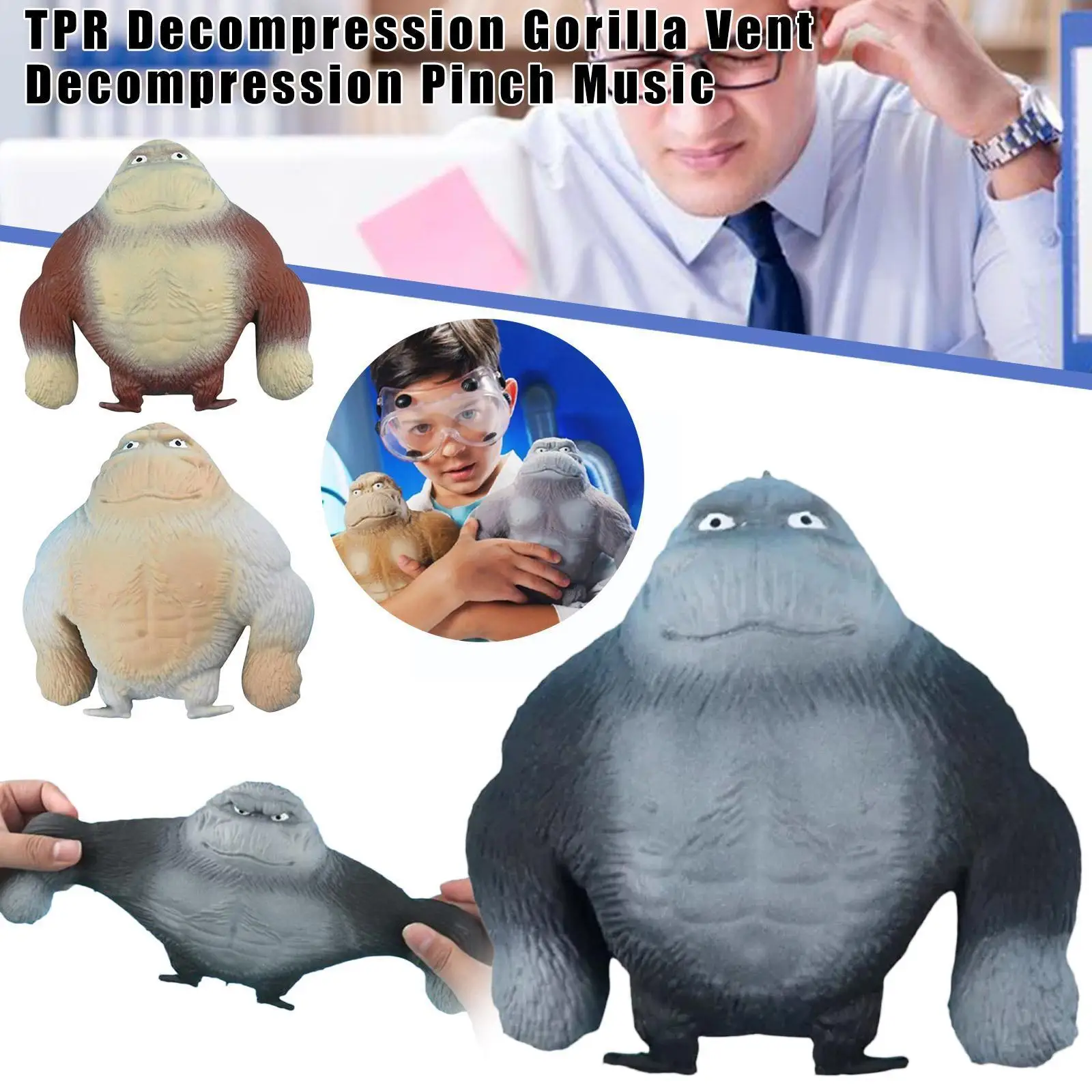 

Simulation Decompression Gorilla Toy Elastic Squeeze Toy Stretching Vent Vent Tricky Decompression Flexible F O1c3
