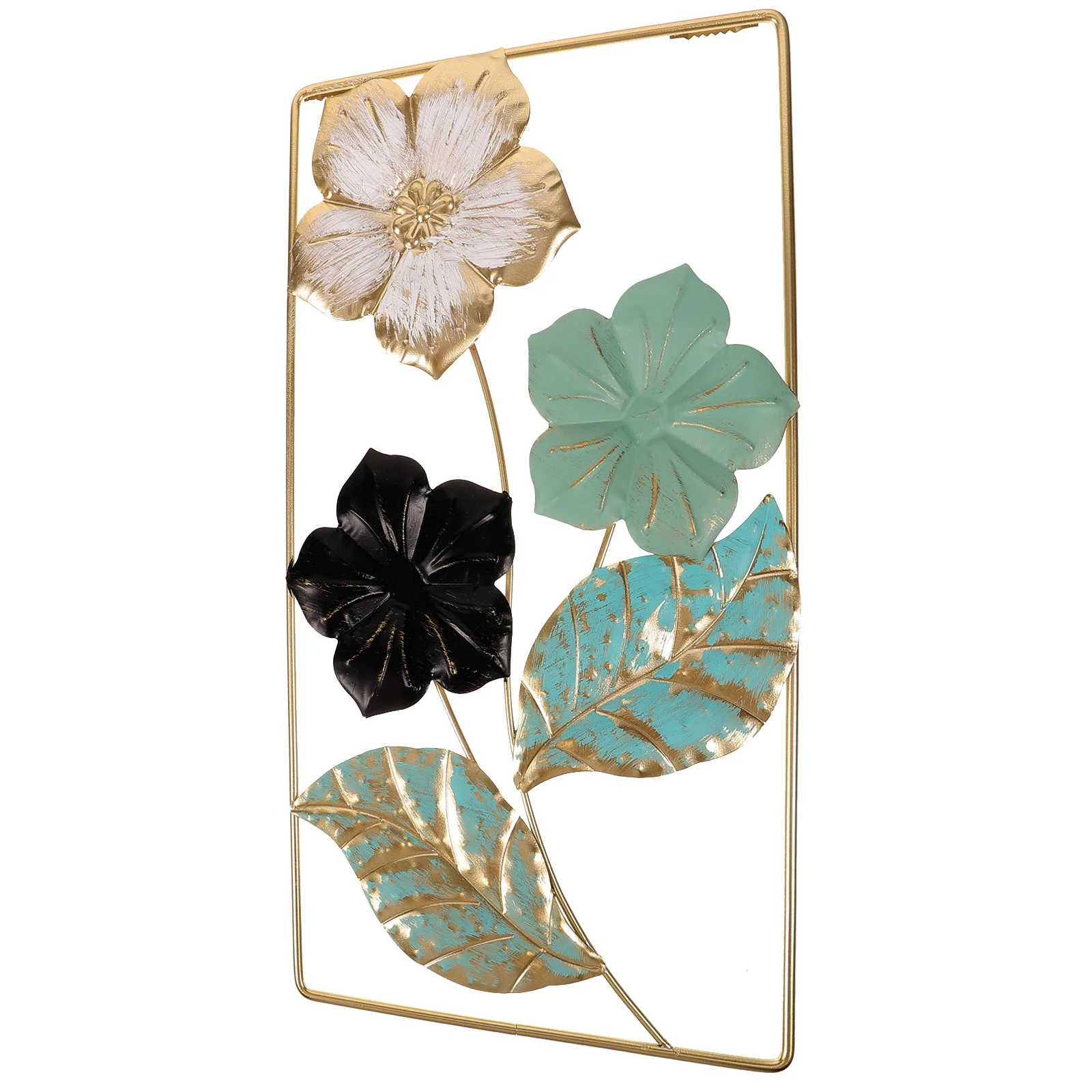 

Para Pared Wall Hanging Flower Wrought Iron Metal Flowers Ornament Decoration