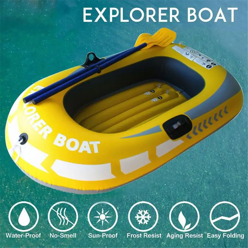 Canoe Summer Double Thickened Pvc Folding Fishing Boat For Outdoor Drifting Water Sports