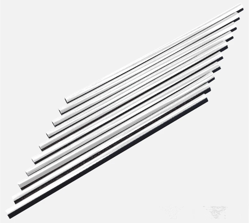 

10 шт., декоративные полосы для выпускного отверстия автомобиля Fiat Tipo Qubo Panda Mobi 500X Argo 500L 124 Croma Linea Ulysse