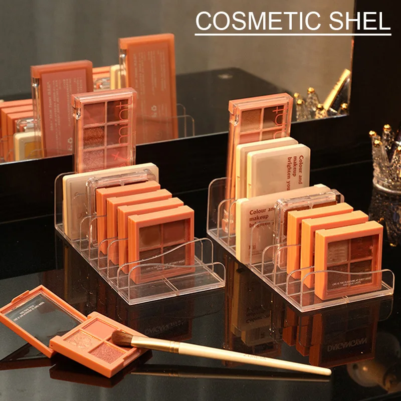 

Clear Acrylic Makeup Pressed powder Tools Holder Eyeshadow Palette Organizer Box Powder Case Multi-layer desktop storage rack