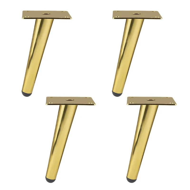 

Iron Furniture Legs Oblique Support Table Feet with Anti-slip Foot Pad 4 Pack