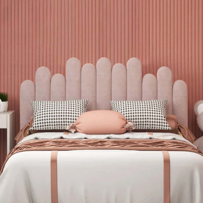 

Современные головные уборы для детской комнаты, подголовник с защитой от столкновений, кровать с самоклеящейся поверхностью Наклейка на стену из ткани cabecero cama 135