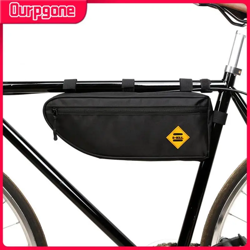 

Four-point Fixing Beam Bag Reflective Logo Large Capacity Bicycle Triangle Bag Good Texture Waterproof Bike Bag Durable Slider