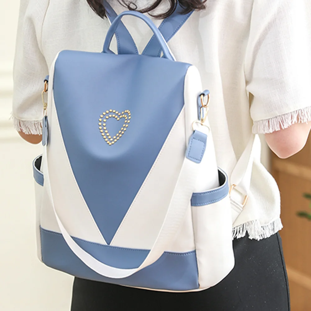 

Деловой рюкзак из искусственной кожи для мамы и ребенка, Модный вместительный Водонепроницаемый ранец для ноутбука, Повседневная дорожная сумка