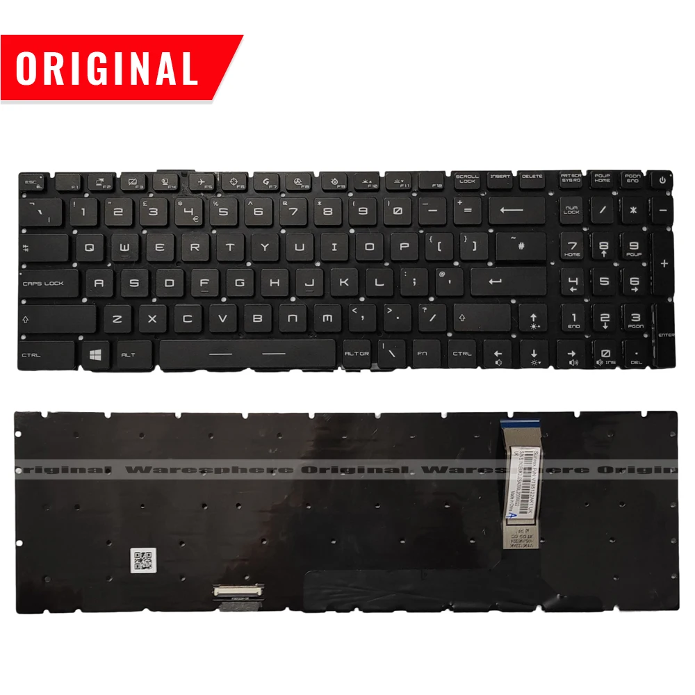 

Новый оригинальный для MSI GE76 Raider 10UE 10UG 10UH 11UE MS-17K3 Клавиатура для ноутбука US с подсветкой RGB