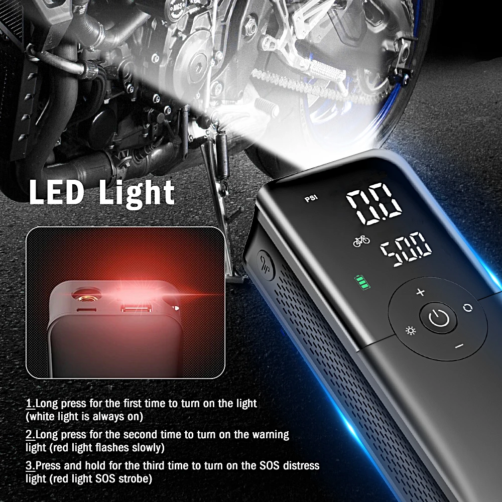 компрессор автомольный насос для велосипеда Воздушный 12 В воздушный автомобиля