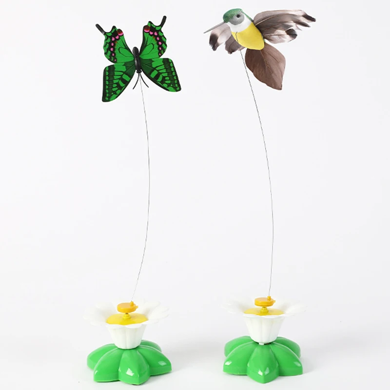 Новая игрушка для кошек умная автоматическая вращающаяся тизер летающие птицы