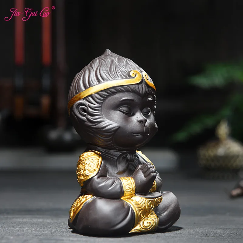JIA-GUI LUO Фиолетовый Глиняный чай с обезьяной Король Чай для домашних животных