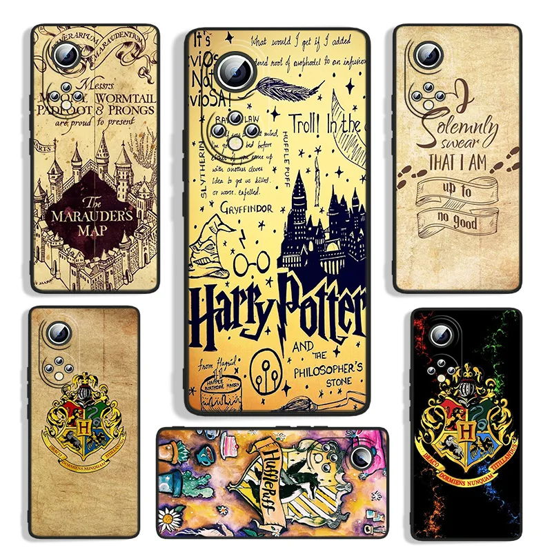 

Ring Potters Wand Art Phone Case For Huawei Honor 70 60 SE 50 X30 X8 30S 30i V20 20S 10i 10X Pro Plus Lite Black Cover