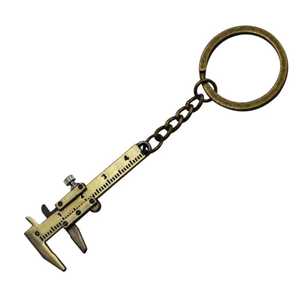 

Unique And Practical Portable 0-4cm Mini Vernier Calipers Keychain Measuring Gauging Tools Key Ring Jewelry Accessories