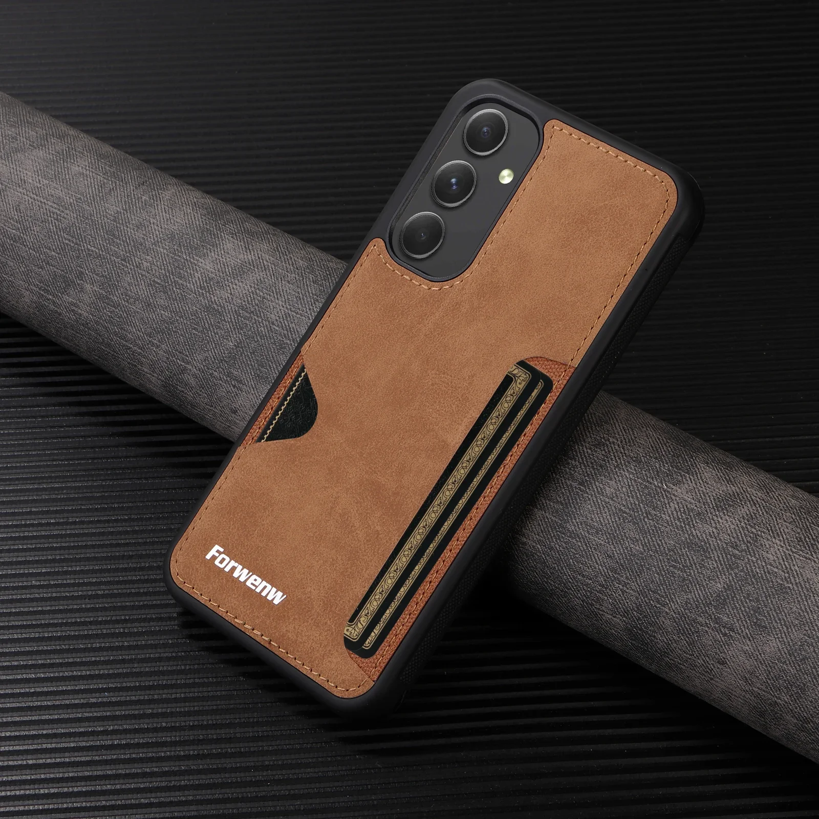 Кожаный чехол-бумажник для Samsung Galaxy S23 S24 Ultra S22 Plus S21 FE A14 A04 A25 A15 A24 A34 A35 A54