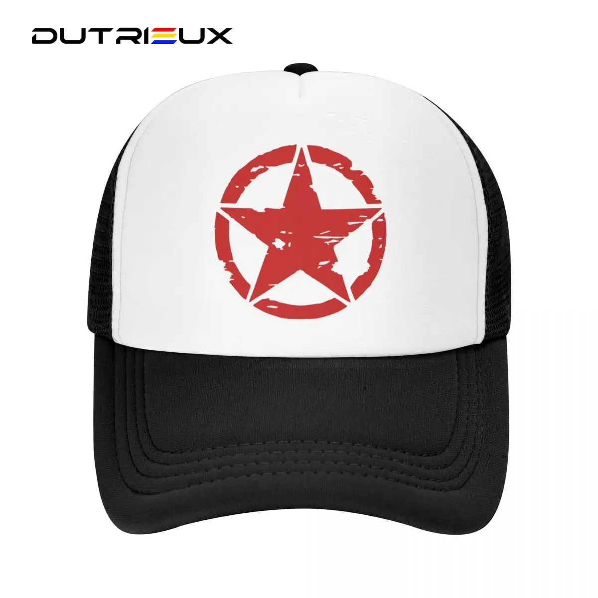 

Dutrious, панк-американская Тактическая Военная бейсбольная кепка со звездами для мужчин и женщин, Регулируемая Кепка-тракер, Спортивная Солнцезащитная Магнитная Кепка