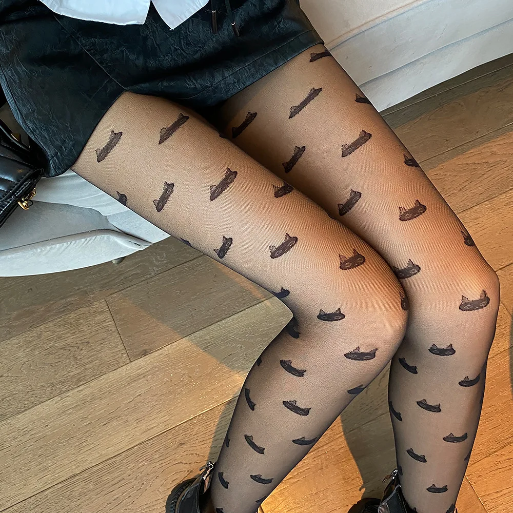 SP&CITY Dot Printed Transparent Sexy Women's Pantyhose Breathable Tights Anti Stripping Silk Arbitrarily Cut Thin Stocking