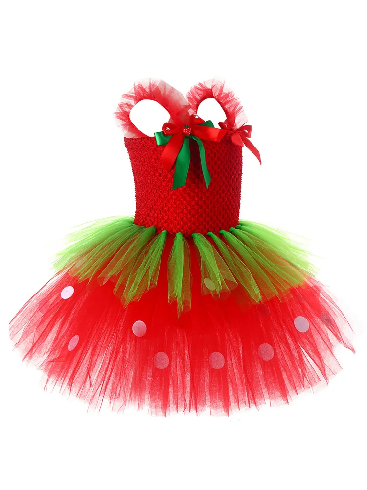 

Spring Dresses For Girls Bridesmaid Party Weddings Kid's Princess Spanish For Children Strawberry Girl Lolita Sweet Tutu M204