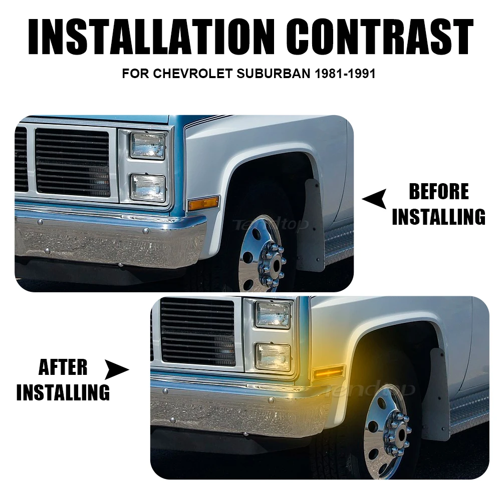 Светодиодный последовательный динамический боковой габаритный фонарь