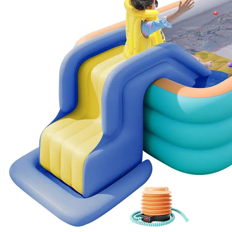 

Pool Slide For Above Ground Pools Outdoor Toy Play Center Water Slides Water Slides For Inflated Pools For Inground Or Above