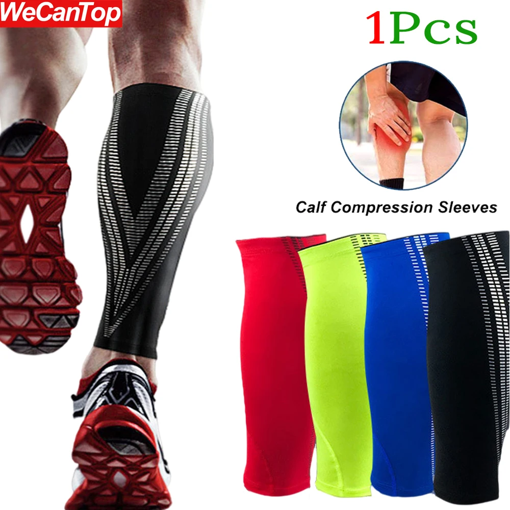 

1Pcs Premium Calf Compression Sleeve Strong Calf Support Multi-Colors Graduated Pressure Sports Shin Splint Varicose Veins Adult