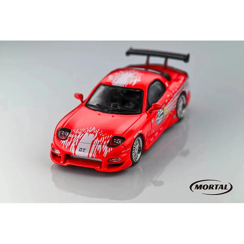 In Stock Mortal 1:64 RX7 FD3S Veilside Fortune FNF DOM`S Diecast Diorama Car Model Collection Miniature Toys