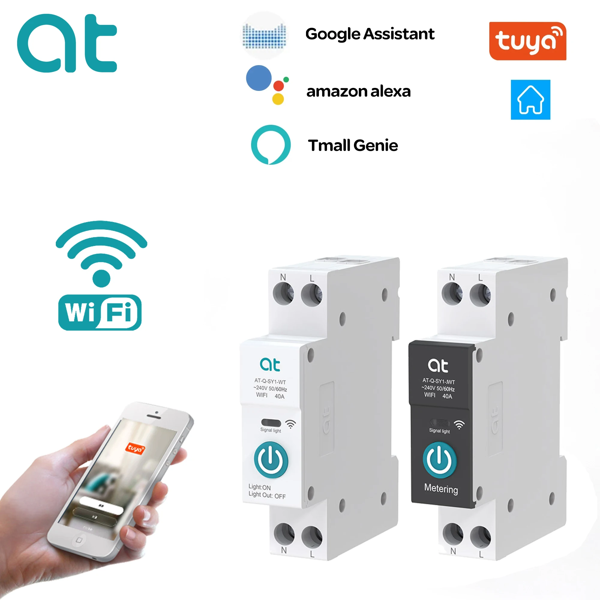 

TUYA WiFi Умный автомат 1P 63A
