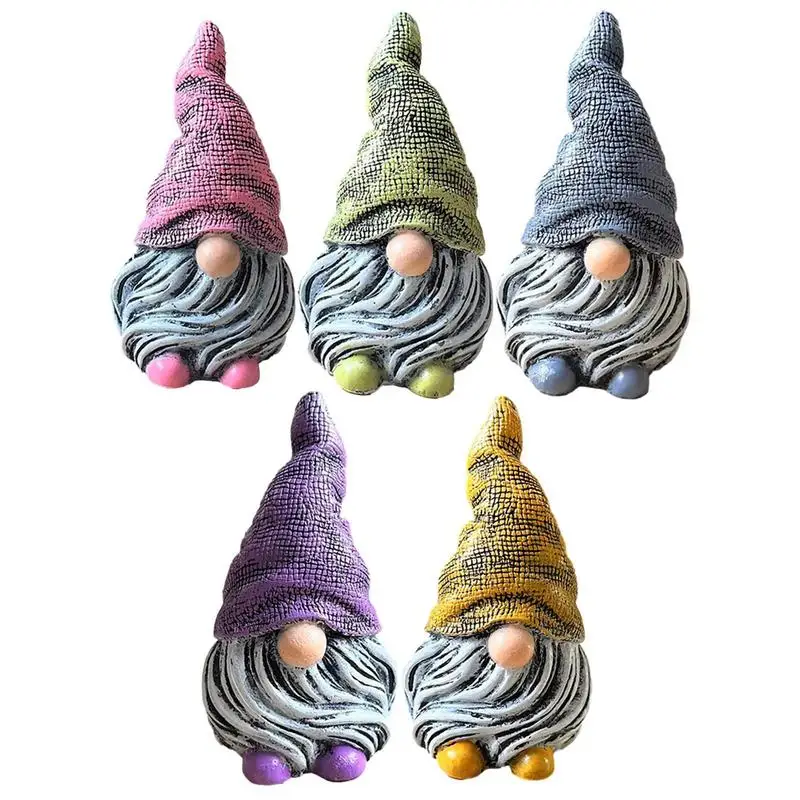 

Bearded Gnome Cute White Bearded Dwarf Figurines Outdoor Dwarf House Kitchen Figurine Patio Lawn Yard Art Housewarming Decor