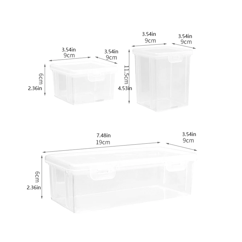 Пластиковый контейнер для хранения продуктов в холодильнике Герметичная