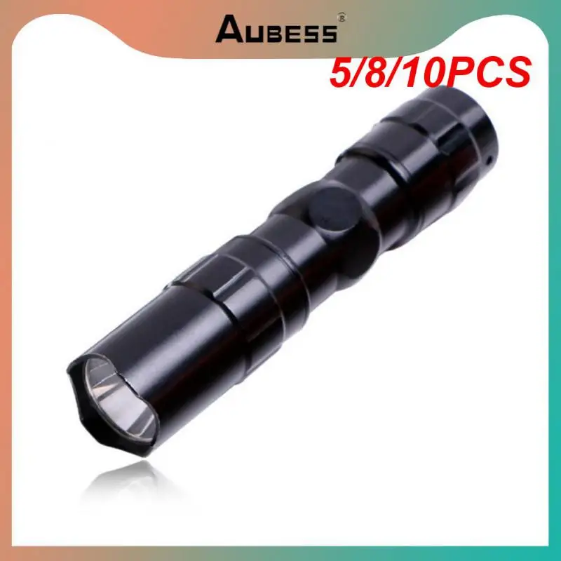 

5/8/10PCS For Camping Hunting Cycling Aluminum Alloy Ultra Powerful Flashlight 12 Hours Runtime Led Flashlight High Lumens