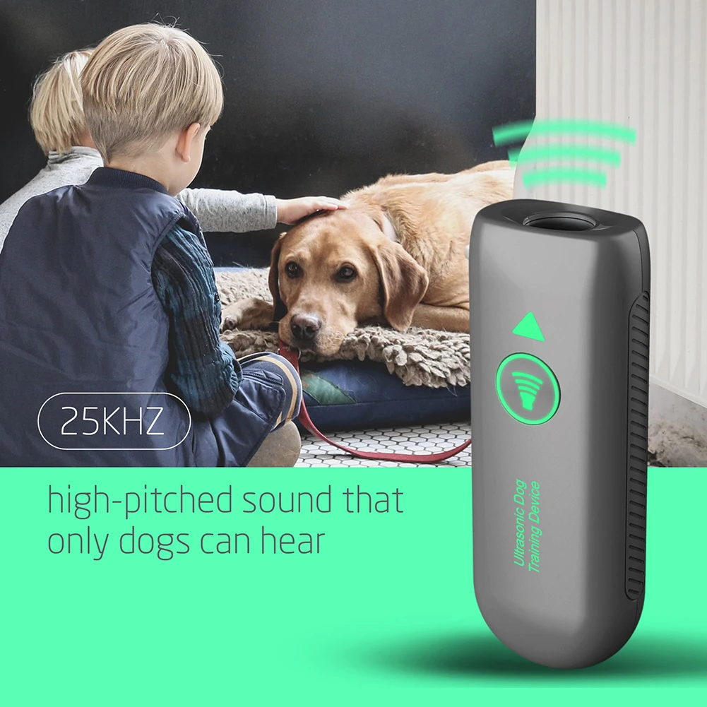 

Portable Bark Deterrent USB Rechargeable Ultrasonic Dog Bark Deterrent Devices Equipment Repeller Control Plastic Pet Products