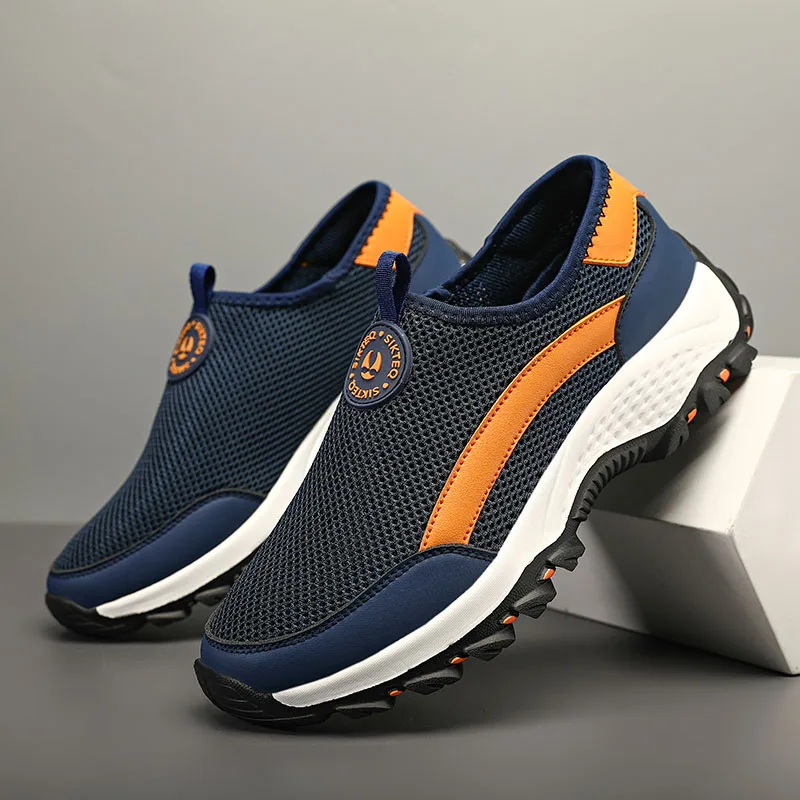 

Mesh Sneakers Men Running Shoes Outdoor Casual Walking Sport Footwear Non-slip Flat Athletic Fashion Zapatillas