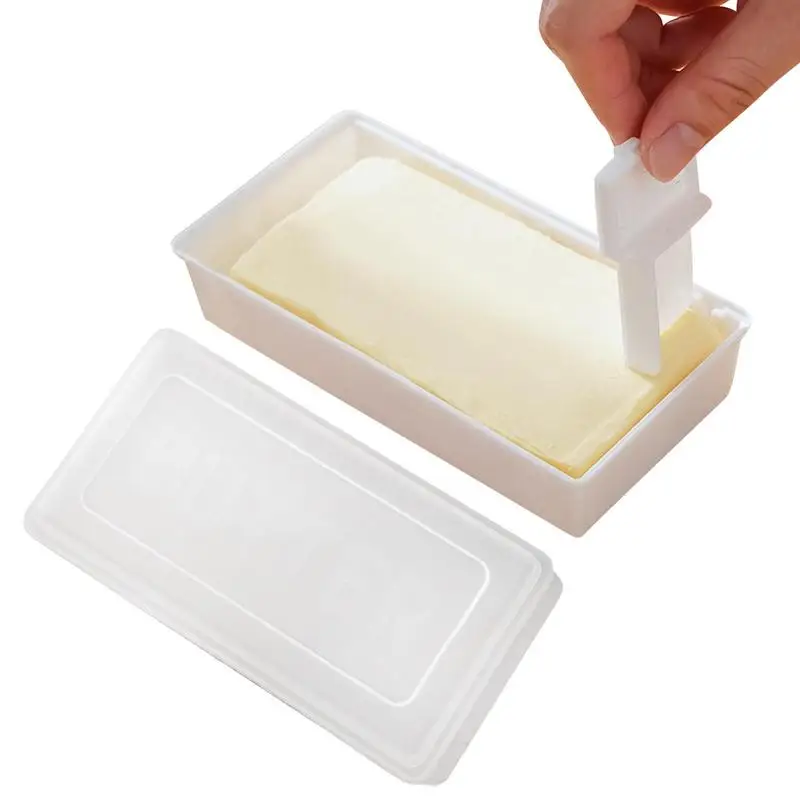 

Butter Dish With Lid Cheese Airtight Storage Box Butter Box With Cutter Countertop Butter Box For Refrigerator Storage Kitchen