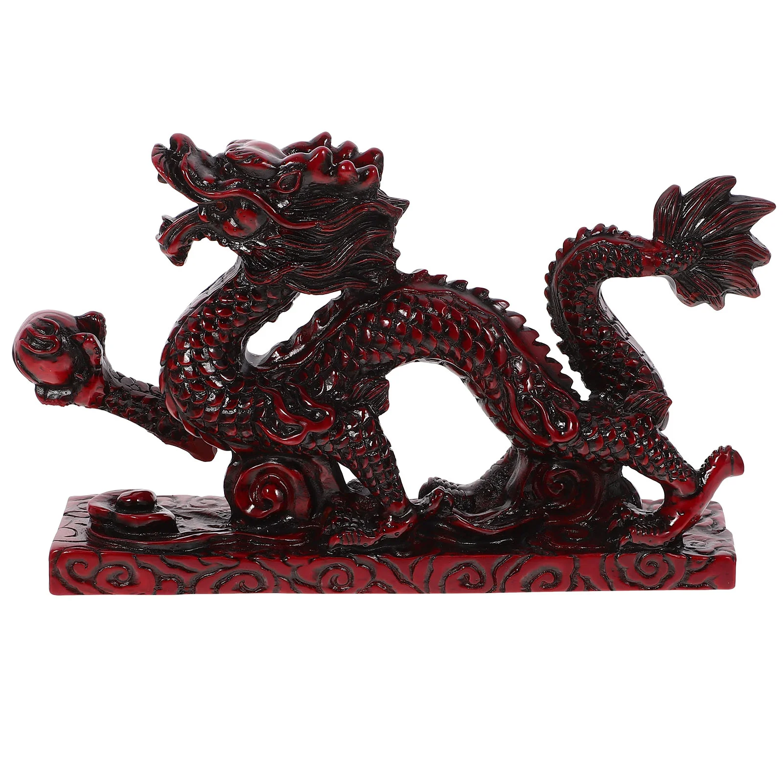 

Dragon Statue Decor Chinese Cupboard Animal Craft Bathroom Decorations Shaped Figurine Figurines Decorate Adornment Small