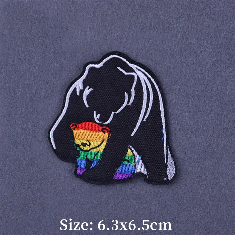 Термоклейкие нашивки с рисунком животных лягушек на одежду