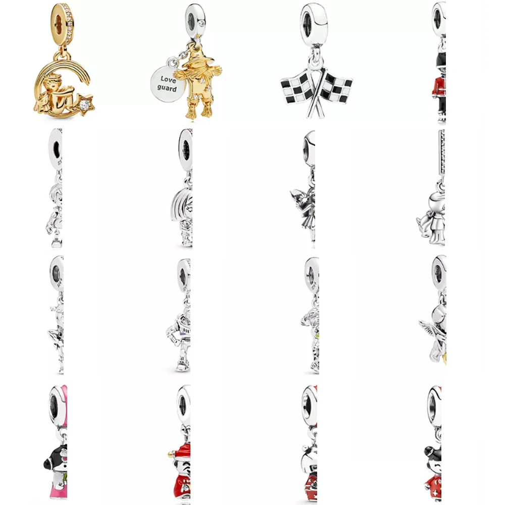 

Подвеска Fahmi Pam из стерлингового серебра 925 пробы, подвеска из сверкающего семейного дерева, оригинальные подвески, серебряный браслет 925 про...