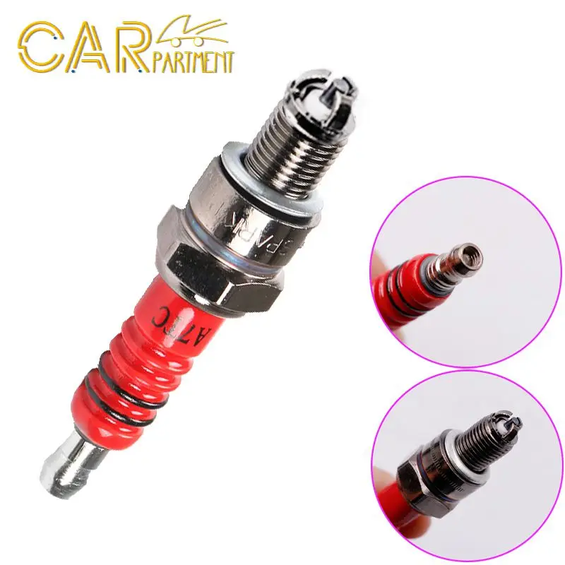 

Universal Spark Plug Three-claw Spark Plug Practical Durable A7tc Multi-angle Spark Plug Modification Car Accessories