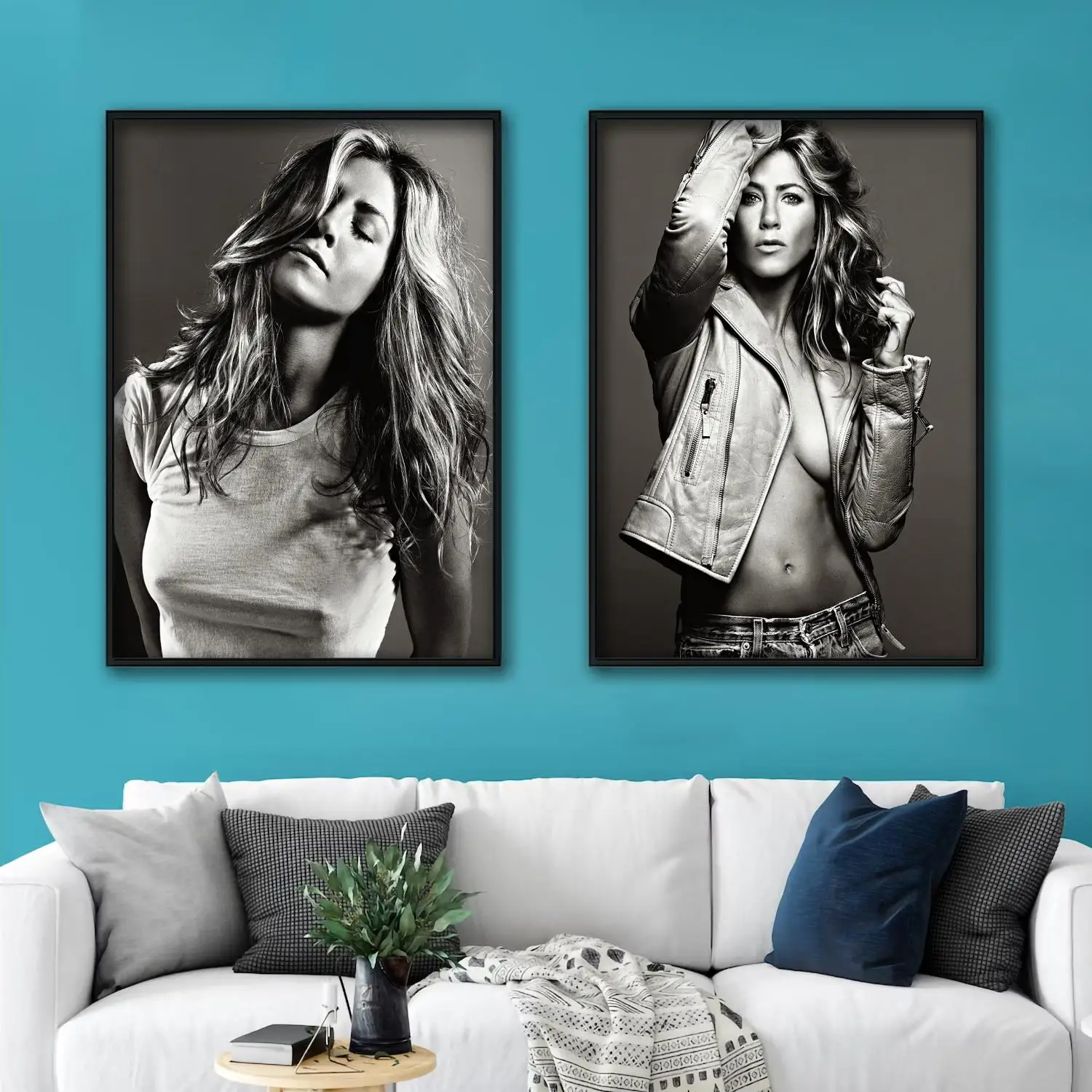 

Jennifer aniston Decorative Canvas Posters Room Bar Cafe Decor Gift Print Art Wall Paintings